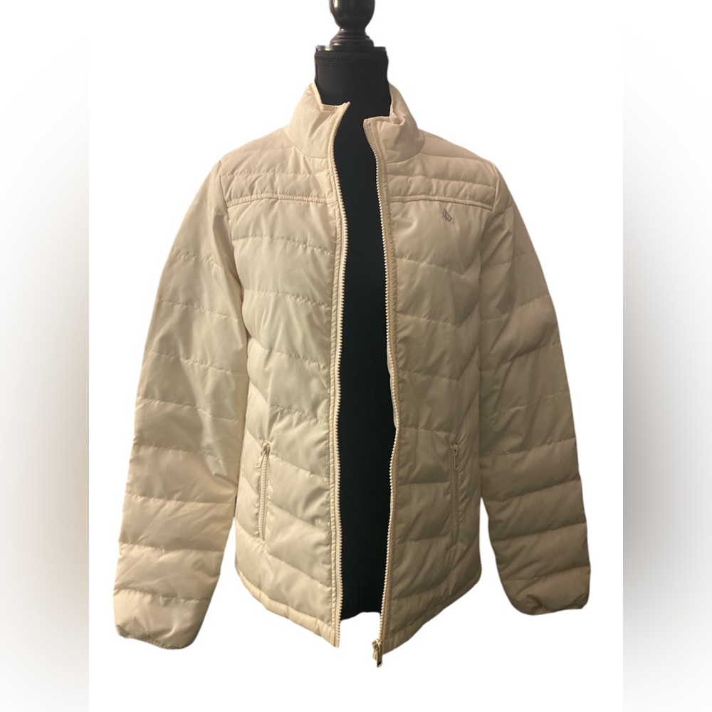 Volcom Womens Cream Puffer Jacket M GUC